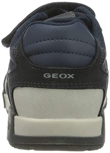 Geox J ALFIER BOY A Zapatillas Niños, Azul (Navy/Dk Grey), 31 EU