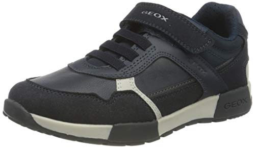 Geox J ALFIER BOY A Zapatillas Niños, Azul (Navy/Dk Grey), 31 EU