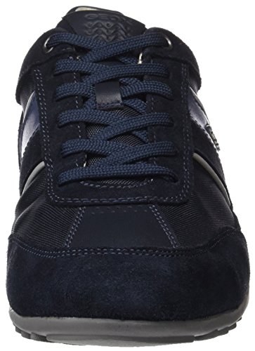 Geox U WELLS C Zapatillas Hombre, Azul (Dk Navy), 42 EU