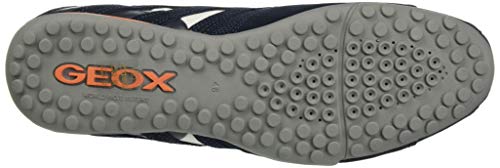 Geox Uomo Snake L - Zapatillas Hombre, Azul (Navy), 43 EU, Par