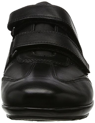 Geox UOMO SYMBOL D Piso Oxford Hombre, Negro (Black), 43 EU