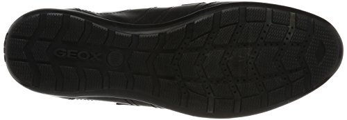 Geox UOMO SYMBOL D Piso Oxford Hombre, Negro (Black), 43 EU