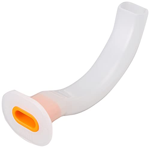 Gima 34438 - Pajitas de Guedel 110 mm, naranja, pack de 10