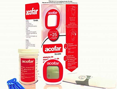 Glucometro Acofar monitor glucosa en sangre