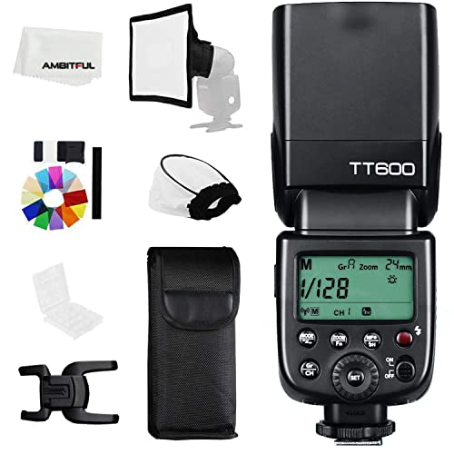 Godox TT600 2.4G GN60 Cámara maestro/esclavo, mando a distancia, flash universal con un contacto para Canon, Nikon, Sony, Pentax, Olympus, Fuji Lumix