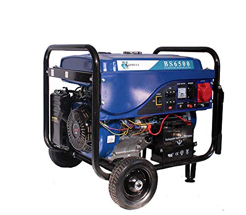 GOMECU Generador Electrico de Gasolina TRIFASICO 5,5Kw / MONOFASICO 1,7Kw Motor 100% Cobre 4T