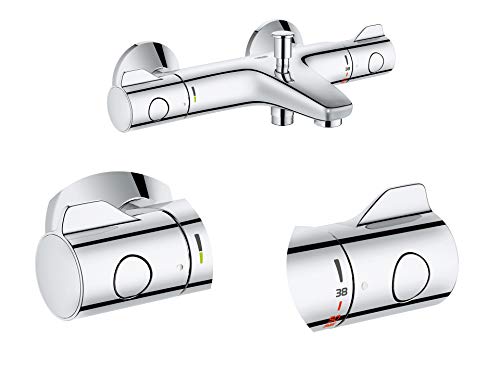 Grohe Grohtherm 800 - Grifo termostático para bañera y ducha, montaje en pared (Ref. 34569000)