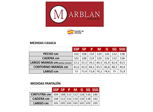 GRUPO MARBLAN Pantalon Sanitario T/XL