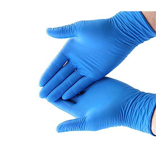 Guantes de Nitrilo sin polvo RF05 Caja de 100pc Azul.Talla M, Máxima protección, suavidad y elasticidad. Indicado para hospitales, alimentación, automoción, etc.