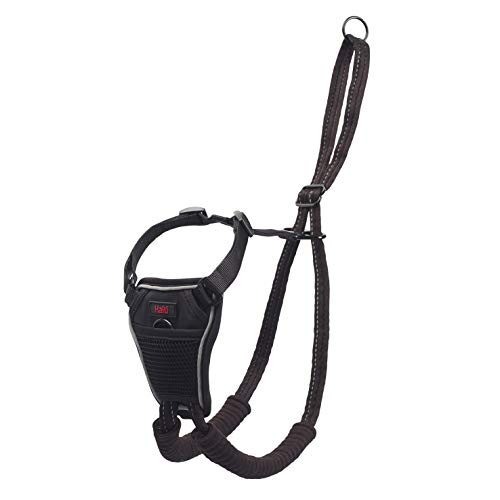 Halti No Pull Harness - Arnés sin tirones para perros medianos, Negro, Medium (34-50 cm)