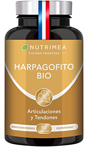 Harpagofito BIO Garra de Diablo | 1200mg Por Día Alivio Dolor Articular Facilita Digestión | Sin Aditivos Natural | Fabricado en Francia 90 Cápsulas Vegetales