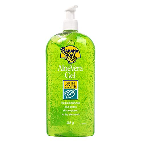 HAWAIIAN Tropic Banana Boat Aloe Vera Gel After Sun - Crema Aftersun Refrescante y Reparadora de la Piel, Gel Hidratante (58369), Verde, 453 Gramos