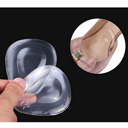 Healifty 5 Pares de Almohadillas de Metatarso de Gel Transparente Almohadillas de Bola de Pie Plantillas de Tacón Alto para Aliviar El Dolor en Los Pies