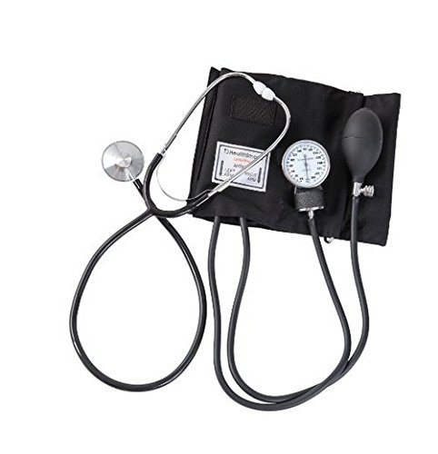 Hensych Home Blood Pressure cuff Kit with Manual Sphygmomanometer Stethoscope and Carrying Case