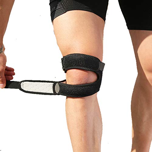 HiXB 2X Rodillera Rodillera Menisco Ligamento con Estabilizadores Laterales y Almohadillas de Rótula en Gel para Deportes Correr Levantamiento de Pesas