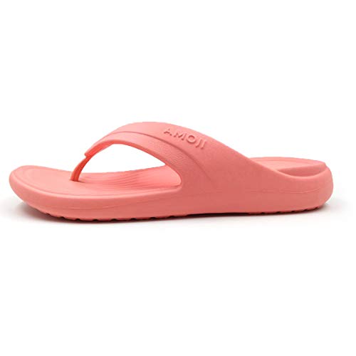 Hombre Mujer Chanclas Zapatilla de Ducha ortopédicas Punta abierta Cómodo suave Verano Playa Piscina Zapatos Soporte de arco Sandalias Sandalias Rosa pink FF162 40 EU