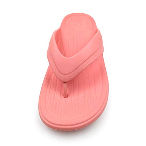 Hombre Mujer Chanclas Zapatilla de Ducha ortopédicas Punta abierta Cómodo suave Verano Playa Piscina Zapatos Soporte de arco Sandalias Sandalias Rosa pink FF162 40 EU