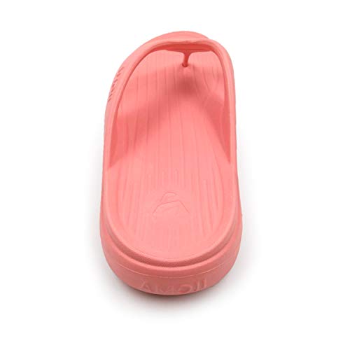 Hombre Mujer Chanclas Zapatilla de Ducha ortopédicas Punta abierta Cómodo suave Verano Playa Piscina Zapatos Soporte de arco Sandalias Sandalias Rosa pink FF162 40 EU