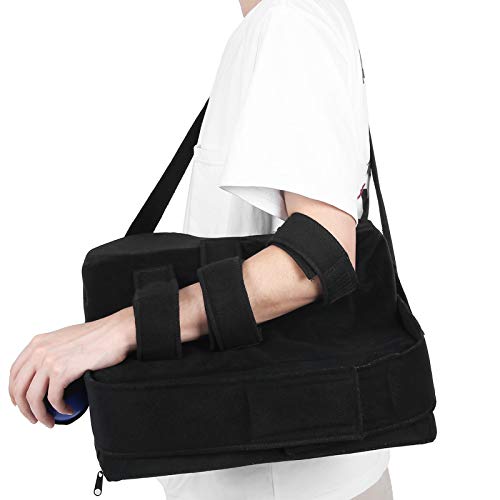 Hombro Abducción Sling Support Brace Strap Fijación de dislocación ajustable con bola de agarre para manguito rotador, subxion, cirugía, dislocado, brazo roto (mano izquierda)