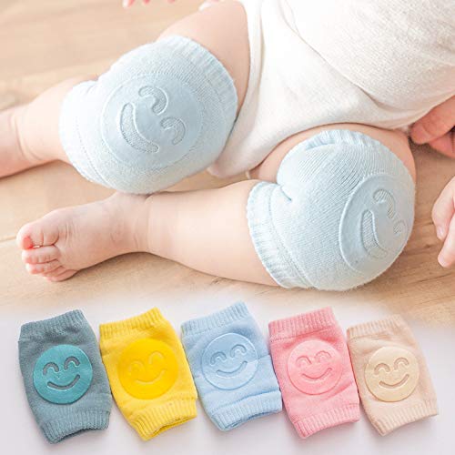 horen Rodilleras antideslizantes para bebés de verano de 2020, protectores de rodilla para bebés, calentadores de piernas para niños (4 colores opcionales)