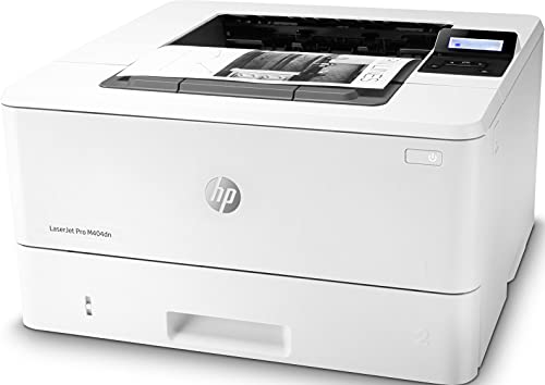 HP LaserJet Pro M404dn W1A53A, Impresora A4 Monofunción Monocromo, Impresión a Doble Cara Automática, Gigabit Ethernet, USB 2.0, HP Smart App, Pantalla Gráfica LCD, Blanca