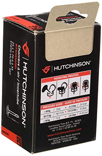 HUTCHINSON Cámara MTB CV657501, Schrader, 29 x 1.90-2.35, Unisex Adulto, Negro