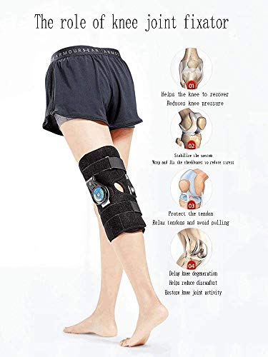 HWXDH Órtesis de Rodilla y Tobillo, Brazalete, Pantorrilla, Soporte de compresión de fijación de Pierna, Soporte Ajustable y Mangas Transpirables, para desgarro Muscular de Hombres y Mujeres, L, L