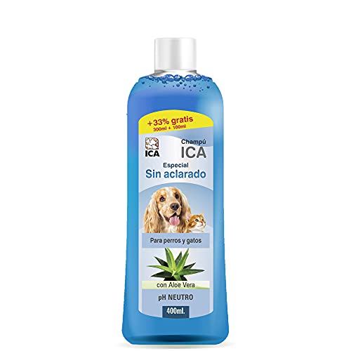 ICA CHP34 Champú con Aloe Vera para Perros Lavado en Seco