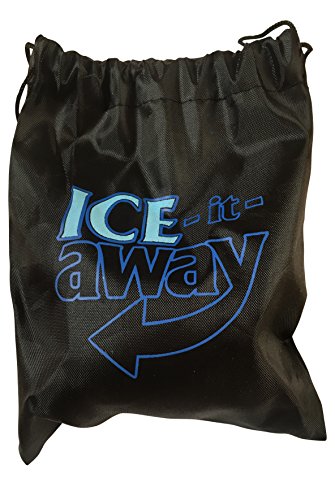 Ice-It-Away - Bola masajeadora de hielo para golpes, contusiones y lesiones - Reduce el dolor y la hinchazón - Silicona - Reutilizable