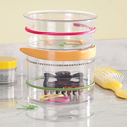 iDesign Clarity Organizador Diademas, 16.00x16.00x17.00 cm