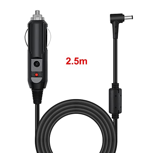 iGuerburn 2,5 m 12 V DC blindado cable adaptador de alimentación para Inogen One G3 G4 G5 con fusible adicional * 2