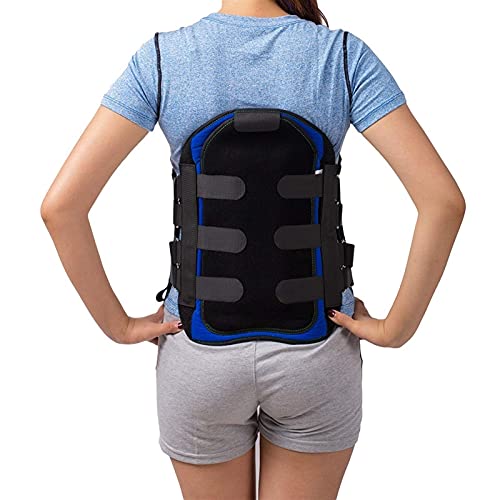 IJNBHU Soporte Lumbar Sacro para la Espalda Corsé lumbosacro Soporte para ortesis espinal Cinturón de Soporte (Tamaño: Mediano)