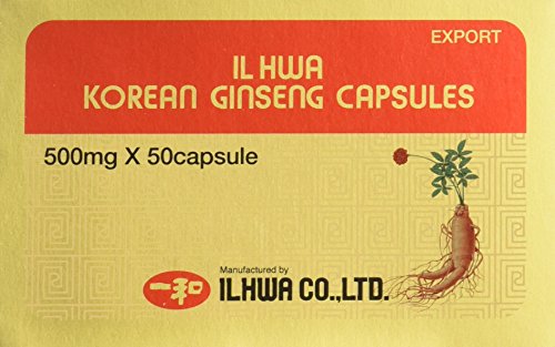 Il Hwa, Ginseng Coreano, 500 mg x 50 capsulas