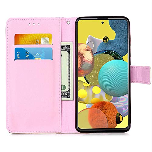 IMEIKONST Compatible con Redmi 9C Flip Funda, Cool Painted Designed Soft PU Cuero Carcasa Magnetic Billetera Protector Stand Funda para Xiaomi Redmi 9C. Star Panda YB