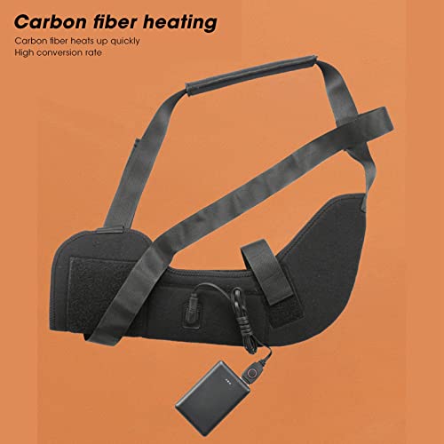 Inmovilizador de Cabestrillo de Brazo Calefactor, Cómodo Soporte de Hombro con Cabestrillo para Mujeres para Hombro Congelado para Hombres para Tendinitis(M)