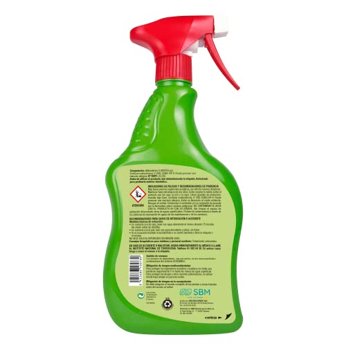 Insecticida polivalente para jardín, pulgones y orugas. Listo uso.