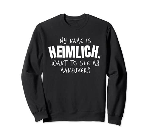 Inspirado en la Maniobra de Heimlich Diseño de Humor de Heim Sudadera