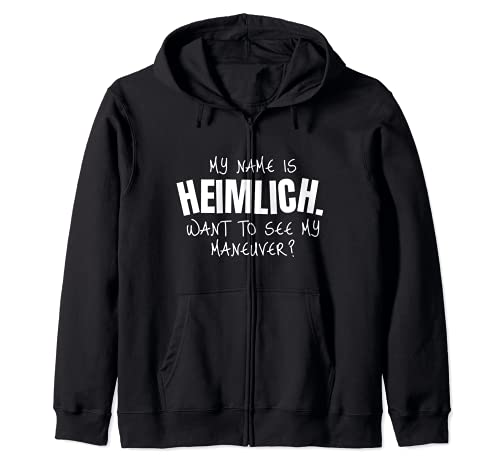 Inspirado en la Maniobra de Heimlich Diseño de Humor de Heim Sudadera con Capucha