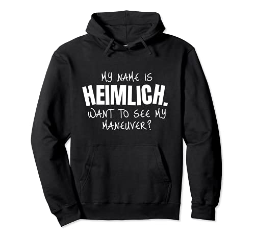 Inspirado en la Maniobra de Heimlich Diseño de Humor de Heim Sudadera con Capucha