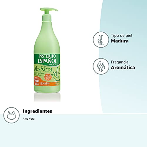 INSTITUTO ESPAÑOL loción hidratante aloe vera dosificador 950 ml