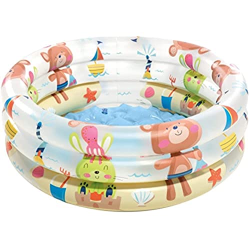 Intex 57106NP - Piscina hinchable colores con base hinchable 61 x 22 cm, 33 litros, 1 unidad [modelos surtidos]