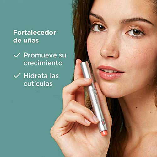 ISDIN SI-NAILS Fortalecedor con ácido hialurónico para uñas débiles y dañadas, hidrata también las cutículas, Serum con Acabado Invisible, 1 x 2.5 ml