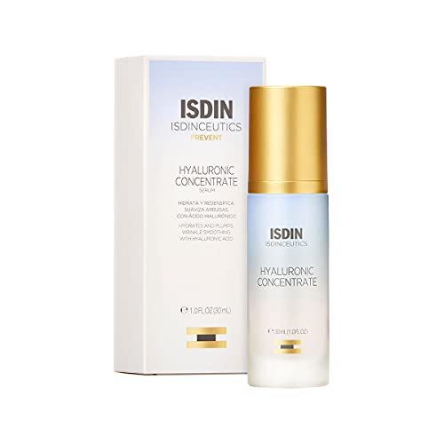 Isdinceutics Hyaluronic Concentrate, Sérum Facial Ligero y Ultrahidratante, con Ácido Hialurónico - 30ml