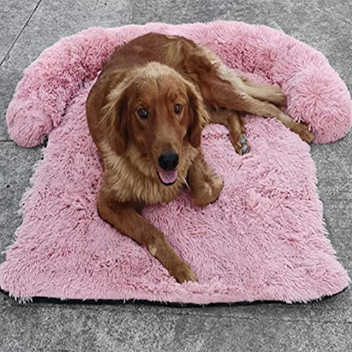 Jenny Watson Alfombra de felpa suave para perro, sofá emovable, alfombra de felpa para mascotas, cama lavable, cojín de invierno cálido para gatos, protector de cama para perros y gatos