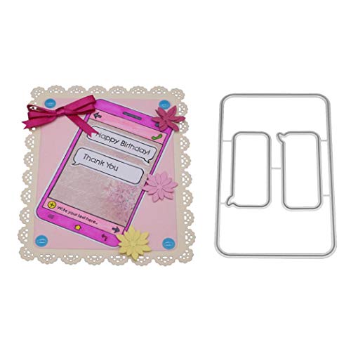 JiaMeng DIY Juego de Troqueles Pad Replacements para Máquina Troqueladora y Estampadora,Die-Planta,Scrapbooking (K)