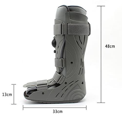 jjff Bota De Andador para Fracturas Cortas, Zapatos De Rehabilitación del Tendón De Aquiles, Fractura De Tobillo Y Pie, Ortesis, Rotura De Bota De Andar Neumática Adicional.