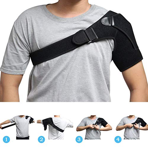 JM-Y Soporte de Hombro para Mujeres y Hombres, Bursitis, tendinitis, Manga de compresión para Hombro para el Hombro Izquierdo/Derecho