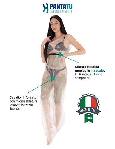 Juego de 12 pantalones de papel profesional desechables, fabricados en Italia, para tratamientos anticelulíticos estéticos, lodos y algas para esteticistas