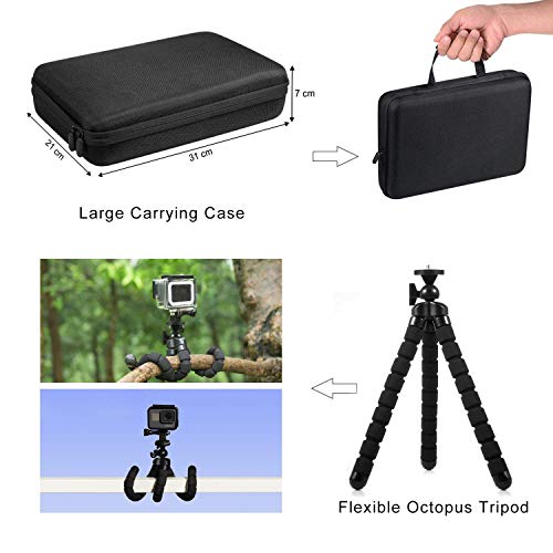 Juego de Accesorios para GoPro Hero 10 Hero 9 Hero 8 Hero 7 Hero 6 Hero 5 Hero Fusion MAX/Session Fit Xiaomi AKASO Crosstour Apeman Action Camera