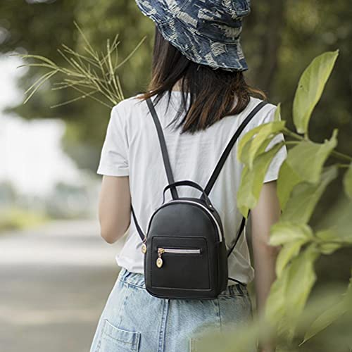 Kagodri Mochila de piel sintética de poliuretano, bonita bandolera con cremallera, para mujer, para el tiempo libre, para ir de compras, para exteriores, como regalo, para mujeres y niñas